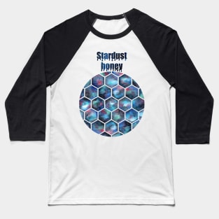 Watercolor stardust honeycomb Baseball T-Shirt